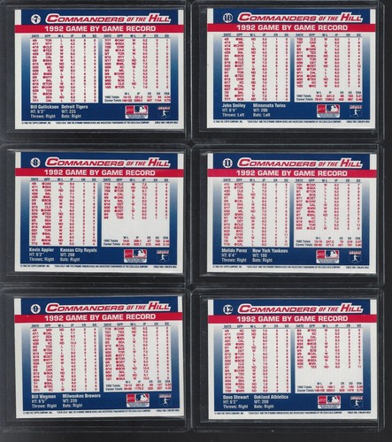 1993 Topps Coca Cola Commanders Of The Hill MLB Complete Set of 30 Cards TLHOLD - Picture 4 of 11