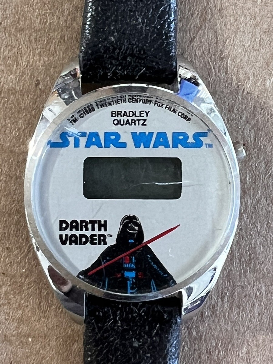 STAR WARS Darth Vader Bradley Quartz Digital Watch 1980