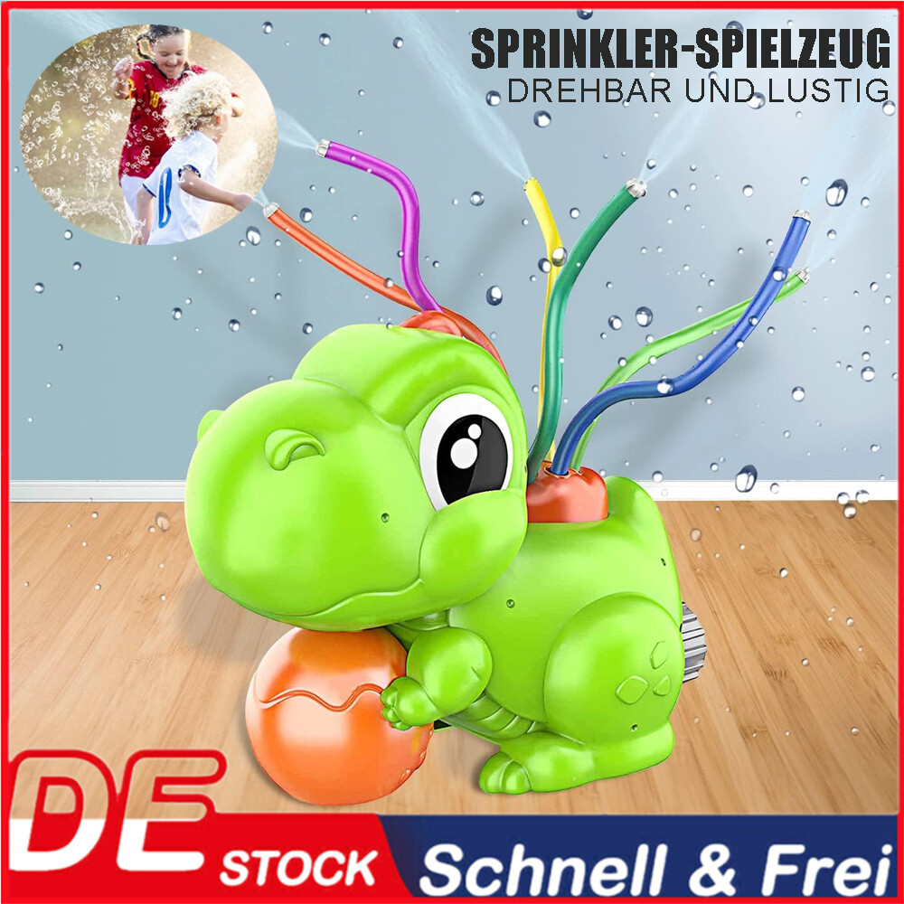 Wasser Sprinkler Spielzeug Dinosaurier für Kinder Garten Wassersprinkler Sommer
