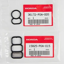Genuine OEM Honda Accord Spool Valve VTEC Solenoid Gasket Kit 15825-P0A-015, 361