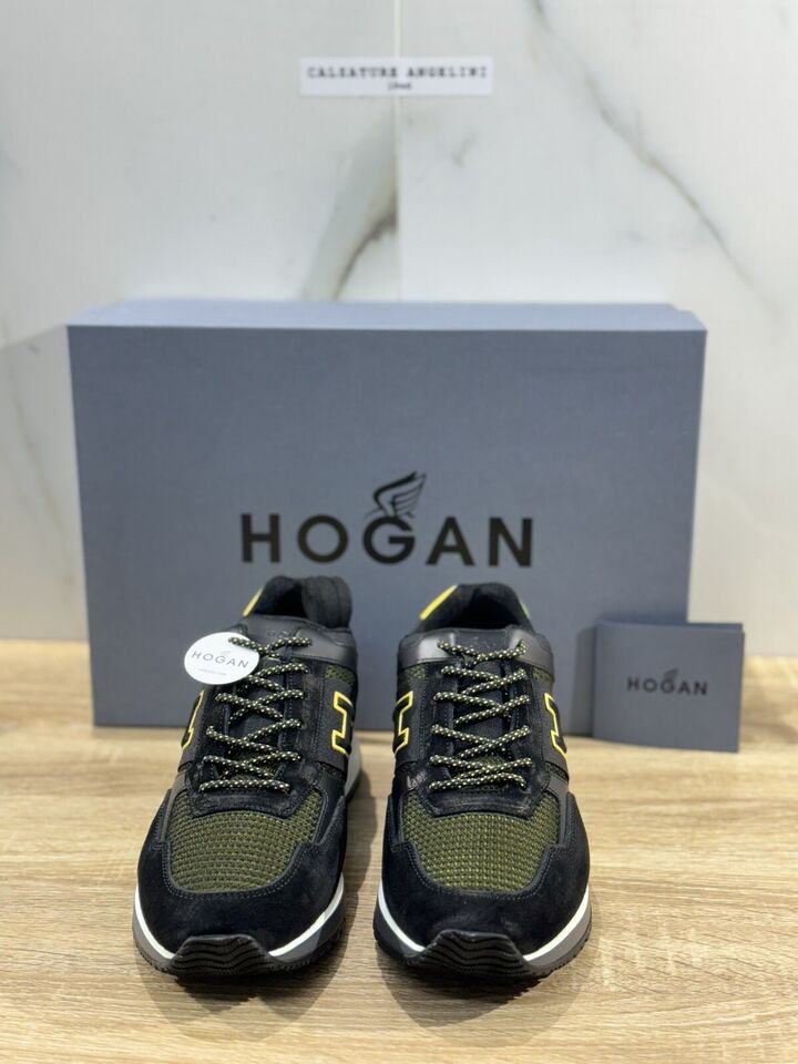 Hogan H321 Black Leather Luxury Hogan Men Shoes 40.5 | eBay