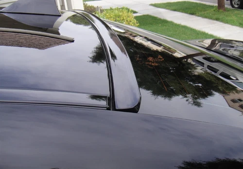 Painted BLACK For 2005-2010 CHRYSLER 300C Rear Window Roof Spoiler