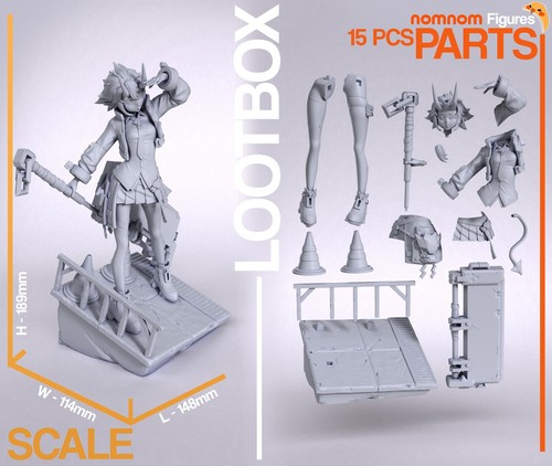 Soukaku (Zenless Zone Zero) - 3D Print - Model Kit - Picture 3 of 3