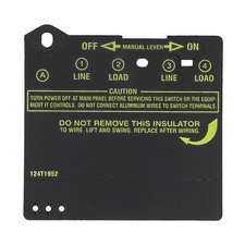 Intermatic Time Clock Wire Protector Insulator for T100 Timer Switches 124T1952