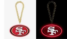 FOCO NFL Jumbo Fan Chain Neon Light Up San Francisco 49ers