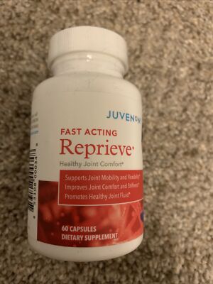 Juvenon REPRIEVE  60 Caps Fast-Acting Joint Pain Relief Supplement Solution NEW