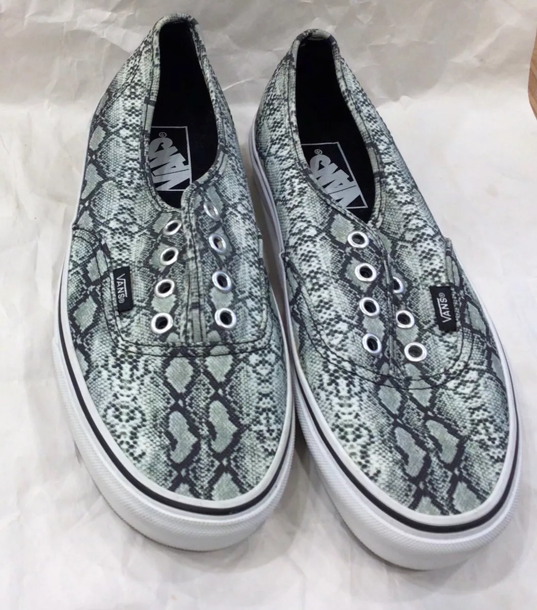 VANS Off The Wall Authentic Snakeskin Print sneakers Size Men s 5 Women s 6.5