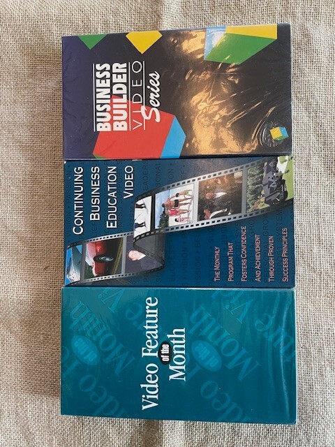 3 Amway INET VHS video tapes - lot 7