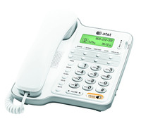 At&t Cl2909 Corded Phone With Speakerphone And Caller Id/call Waiting, White At&t Cl2909 Corded Phone With Speakerphone And Caller Id/call Waiting, White