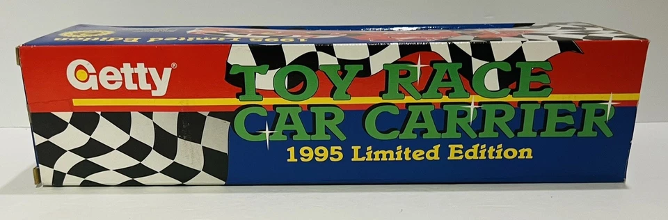 1995 GETTY TOY RACE  CAR CARRIER #20 Semi Truck Die Cast - Image 2 of 2