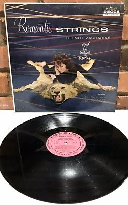 Helmut Zacharias ROMANTIC STRINGS ~ Decca DL 8949 Promo LP/Mono ~ VG++