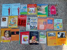 18 Bücher + 2 Zeitschriften Konvolut / Kindergarten Kinder lernen Kindheit