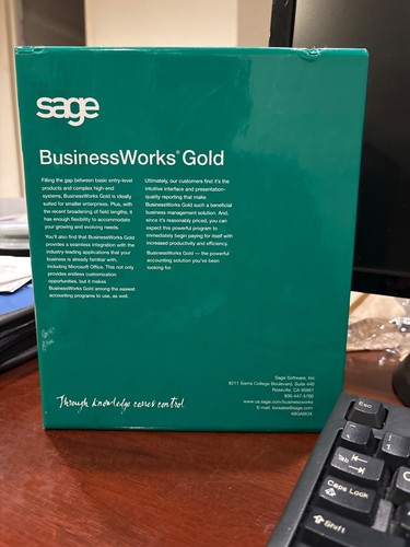 AUTHENTIC BRAND NEW BusinessWorks Gold Accounting 2.0. Original Suite Package - Picture 2 of 9