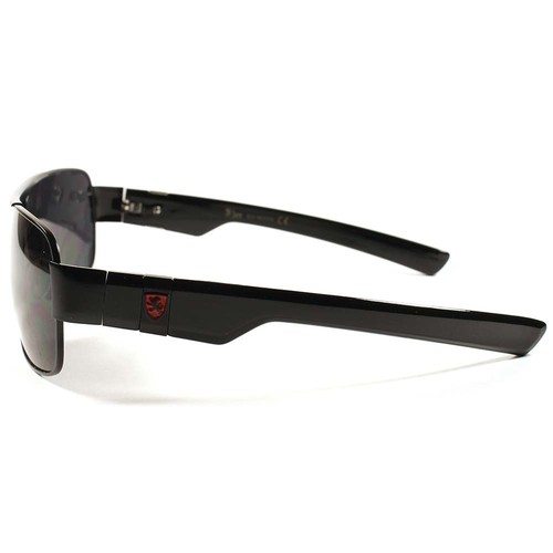 Designer moderne High-End stilvolle modische rechteckige schwarze Sonnenbrille für Herren Damen - Bild 3 von 4