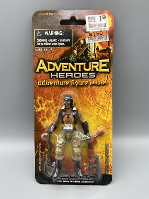 Rare Chap Mei Adventure Heroes Desert Secret Action Figure Stratos Pilot NEW