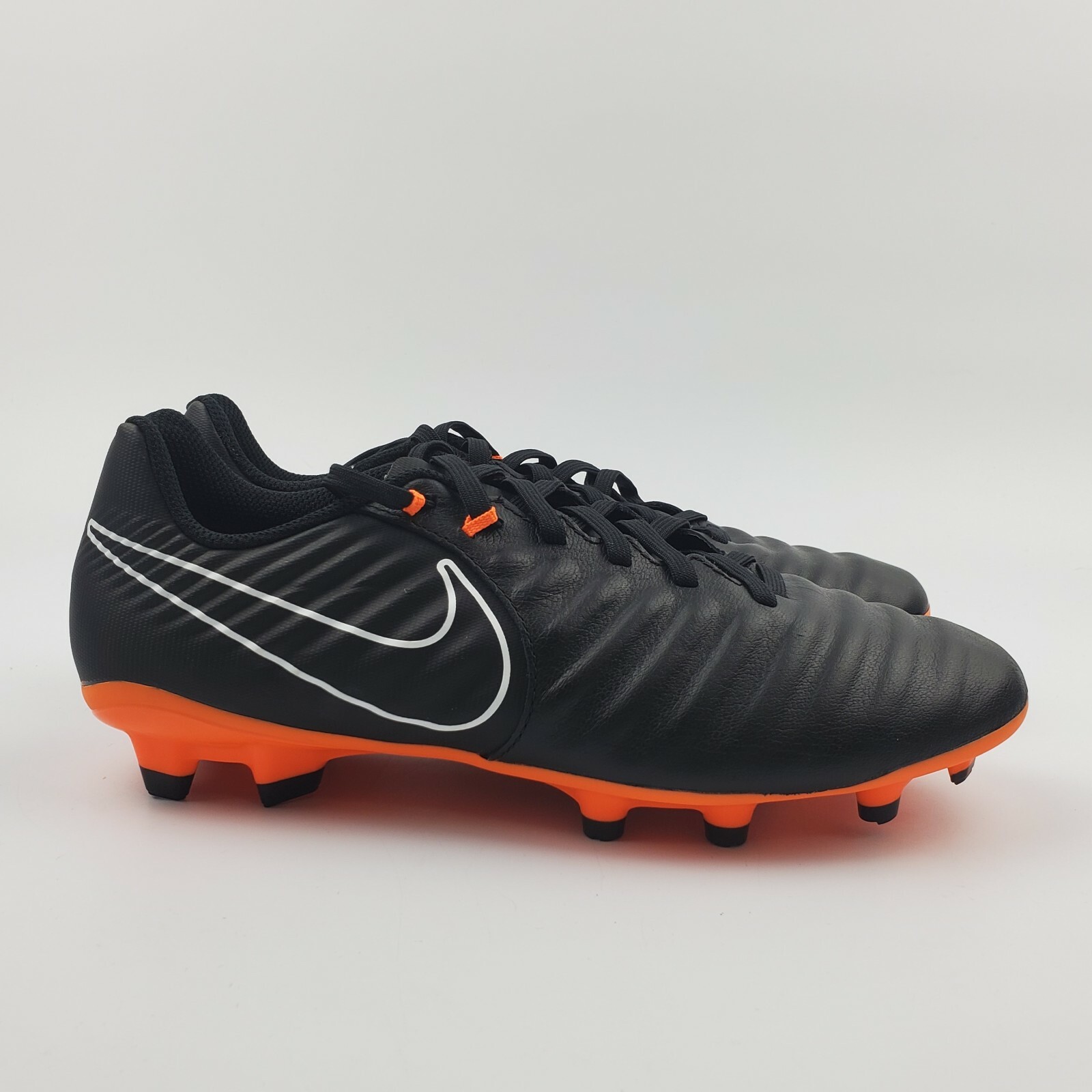 cafetería ambición depositar Nike Tiempo Legend 7 Academy FG Soccer Cleats Mens 6 Black Orange  AH7242-080 | eBay