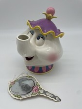 Disney Beauty  The Beast Mrs.Potts Schmid Music Box Teapot. No box.