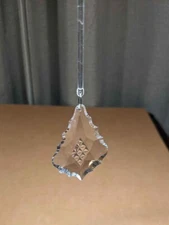 (25) PCS Clear maple leaf shaped acrylic prism and spaghetti pendant