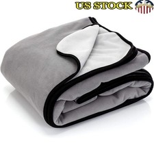Large Waterproof Dog Blanket Soft Reversible Furniture Protector Bed Couch Pets