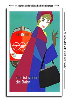1962 Ice is safe on the railway DB - 11x17 Poster