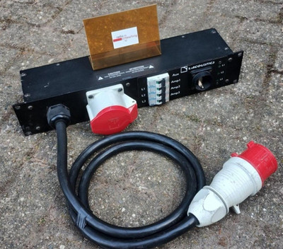 L Acoustics LA-Power Stromverteiler Distributor 32A CEE 19'' Rack Verteiler PA