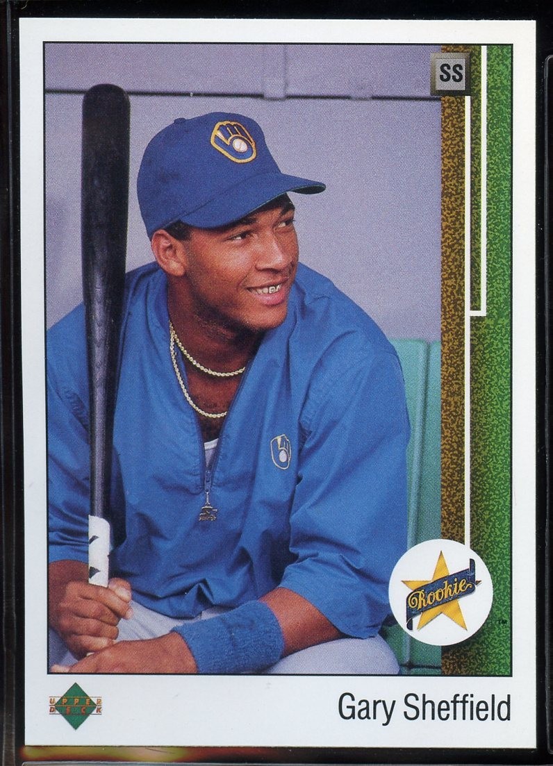 1989 Upper Deck Baseball Star Rookies - #13 - Gary Sheffield - Milwaukee Brewers