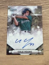 2023 Bowman Sterling Prospect ON CARD Autographs #PA-CY Cole Young Mariners 🔥