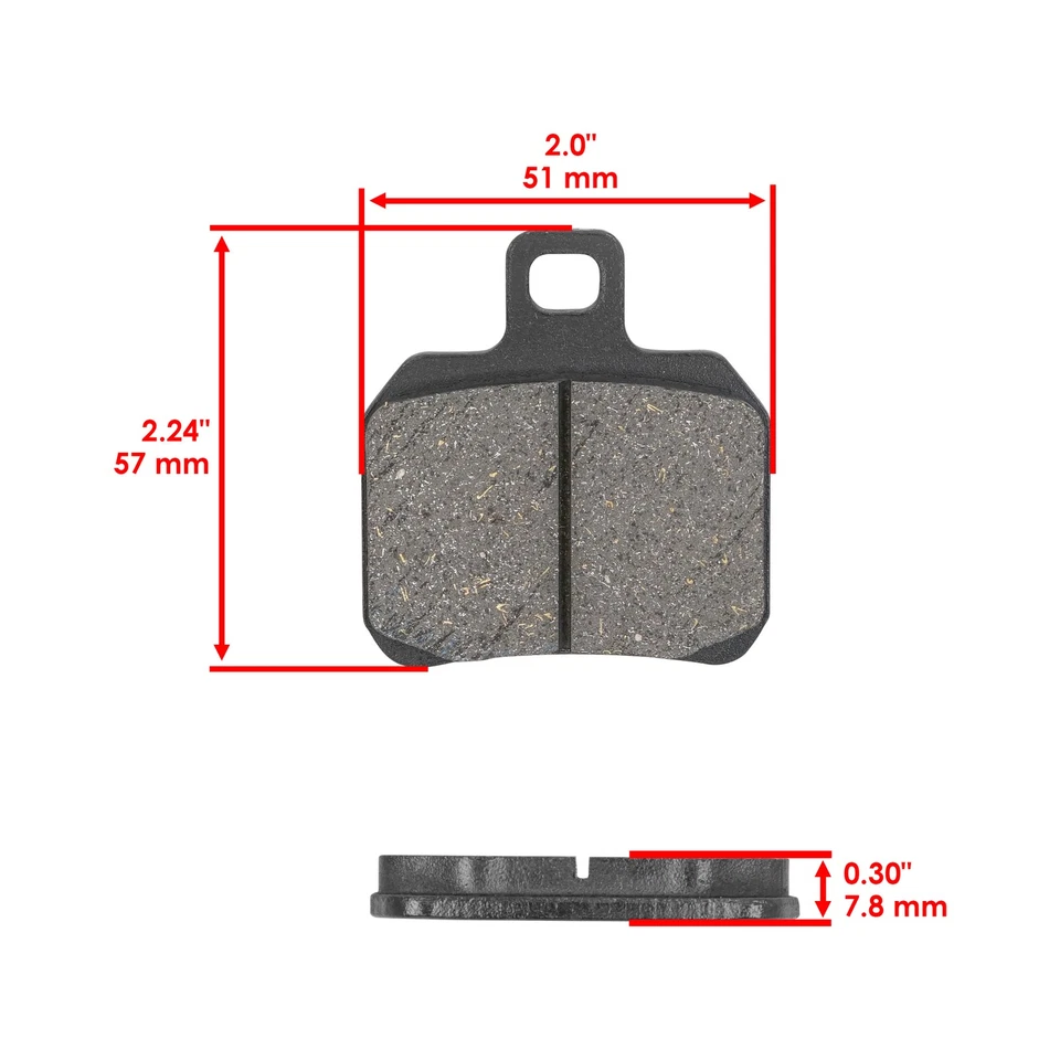 Pastillas de freno delanteras y traseras Caltric para KTM 1290 Super Duke R / GT 2014-2019 Foto 3 de 4