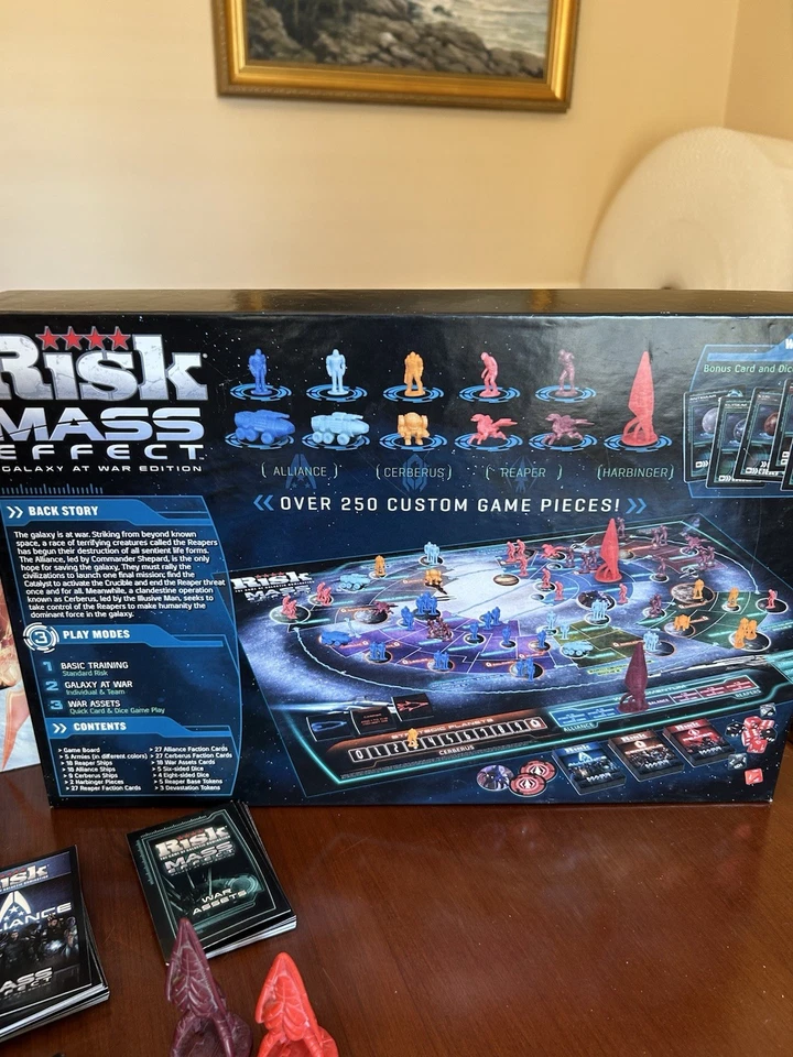 RISK Mass Effect Galaxy at War Edition Board Game - Missing some pieces - Image 3 of 4