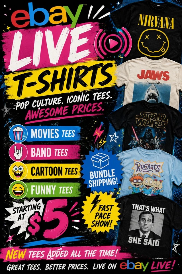 $4.99 START T-SHIRTS BUNDLE SHIPPING M,L,XL,2X,3X,4X SIZES