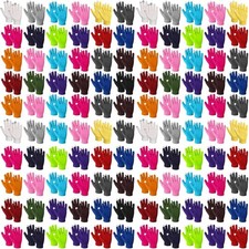 100 Pairs Winter Gloves Warm Touchscreen Gloves Stretchy Knit