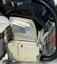 Coperchio Scarico/Marmitta Stihl MS500i Billet (Leggere Descrizione) (Guarda Video)