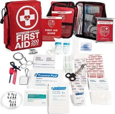 200-Piece Professional First Aid Kit for Home, Car or Work : Plus Emergency