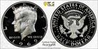 1969 S 50c Proof Kennedy Half Dollar PCGS Graded PR 69 DCAM in New Holder