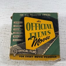 Vintage Official Films 16mm Sound Movie Film Reel Original Box Untested B W
