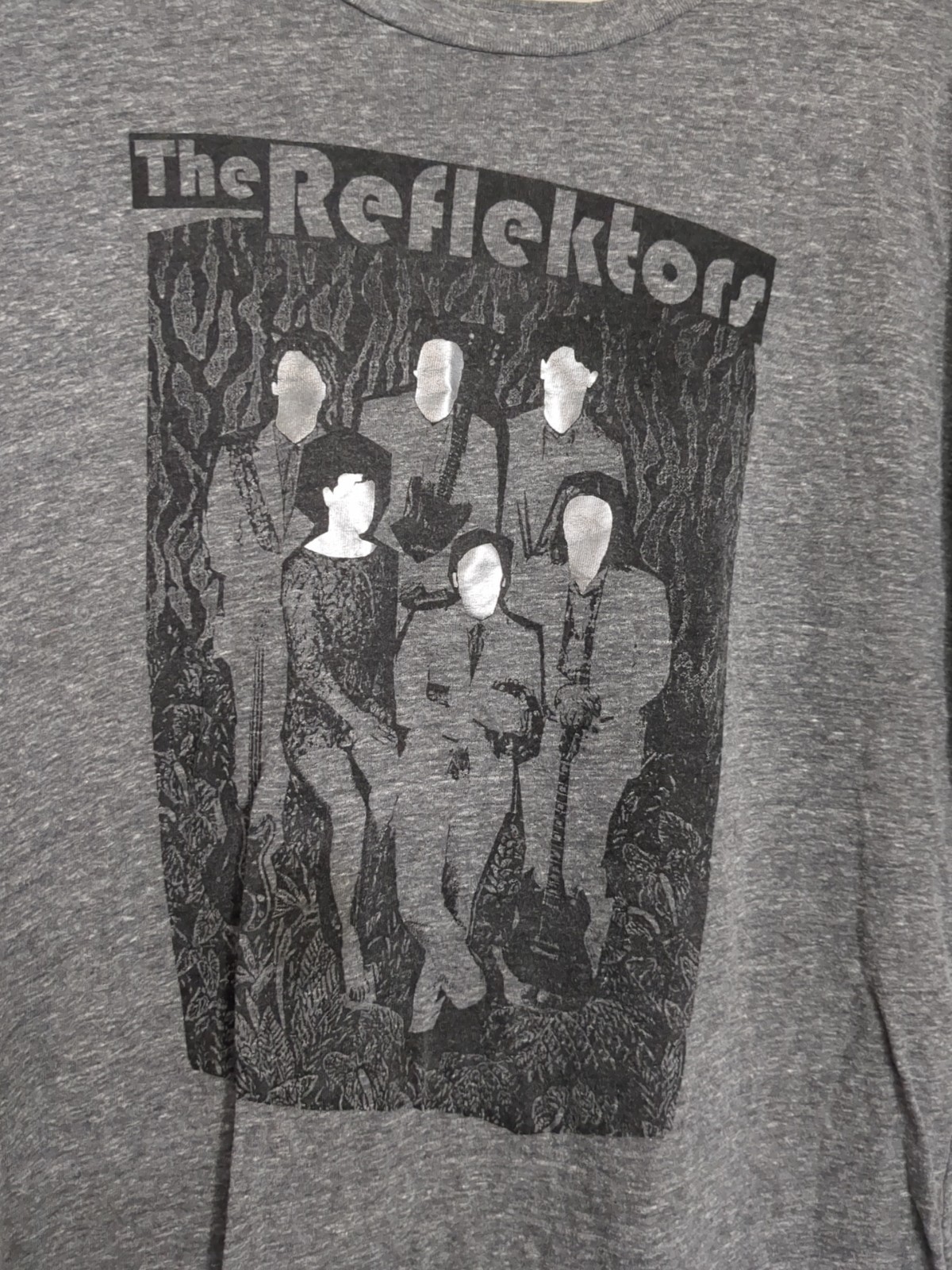 Band Shirt The Reflektors Reflektor Tour Gray XXL (Actual Reflect!)