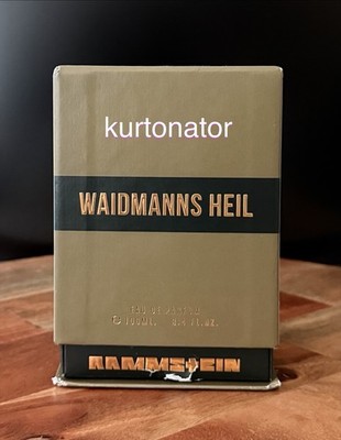 Rammstein WAIDMANNS HEIL Eau de Parfum Spray NEW 3.4 fl.oz Box not mint