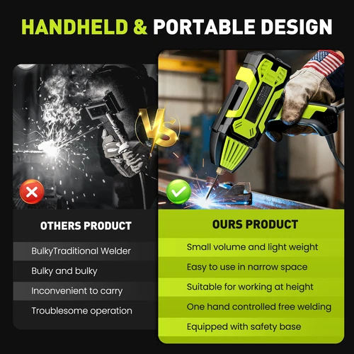 Handheld Welding Machine Arc Welder Gun Electric Digital Welder Stick Welder - Picture 4 of 7