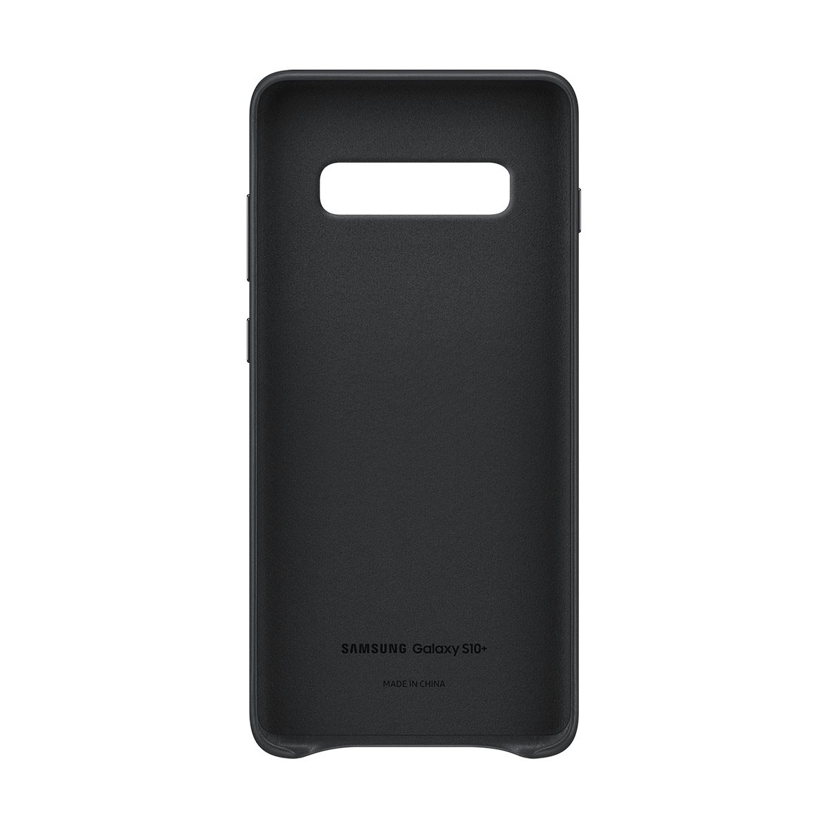 Coque en cuir veritable Galaxy S10 Plus noir luxe et induction Qi - 4
