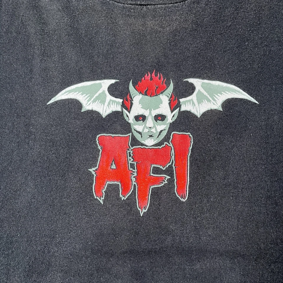 Camiseta De Colección AFI Desesperación Facción Punk Rock Hombres L Banda Camiseta Gótica Emo Patín Hardcore Foto 3 de 4