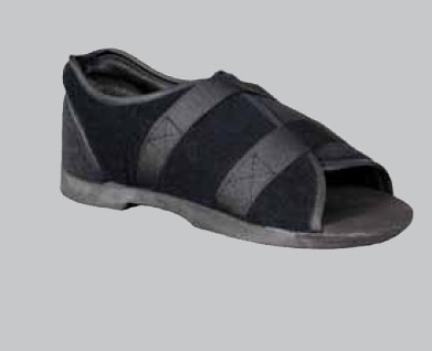 Darco Softie Black Post-Op Shoe Large Hook and Loop STM3B - Picture 1 of 1