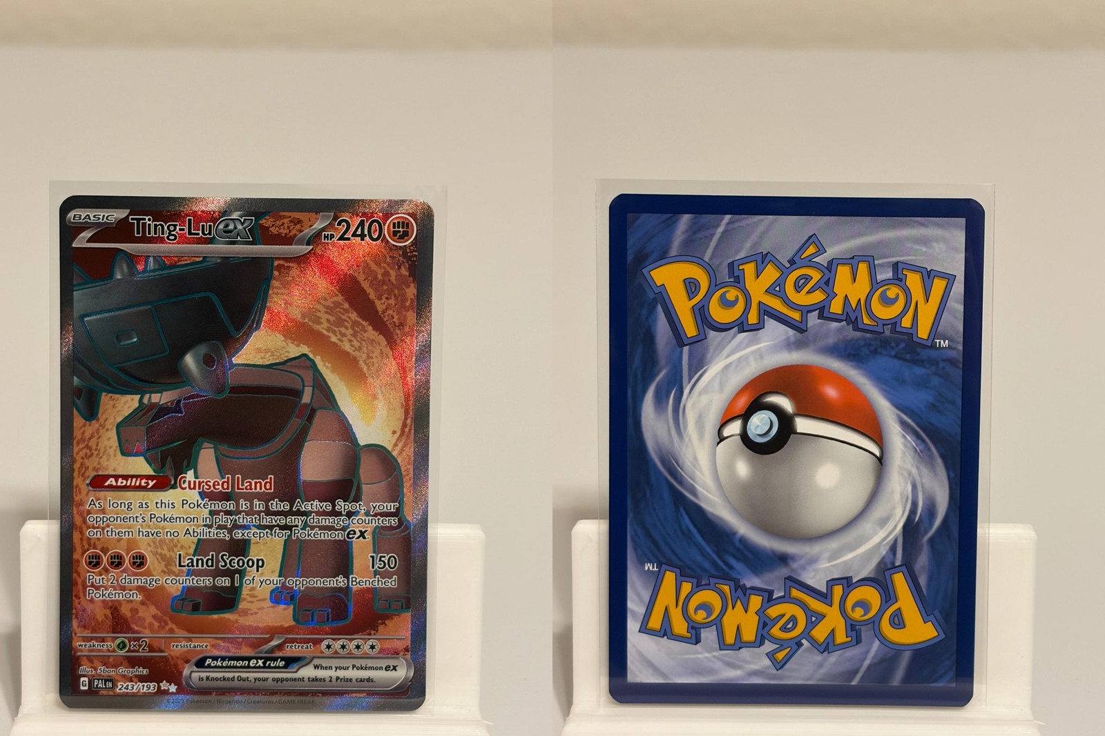 Ting-Lu ex 243 NEAR MINT Paldea Evolved 193 Pokemon