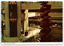 Chicago Illinois IL Hyatt Regency O'Hare Hotel Interior Vintage Photo Postcard