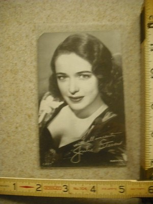 Vintage Exhibit Movie Star Card - Julie Stevens