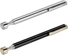 2 Pieces Magnetic Telescoping Pick-Up Tool with Pocket Clip 3 Lb Extendable