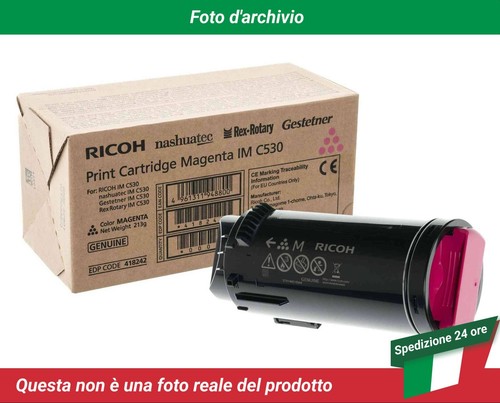 418242 Ricoh IM C530 Cartuccia del Toner Magenta - Photo 2/4