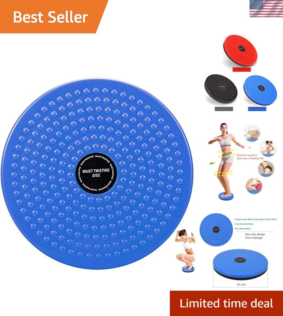 Entrenador de torsión de cintura manual - Disco de fitness para esculpir cuerpo eficaz para todos