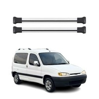DachträGer GrundtäGer FüR Peugeot Partner Mk1 1996-2008 75Kg Alu Silber 2 Tlg