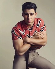 Nick Jonas Sitting With Arms Crossed 4x6 Picture Celebrity Print