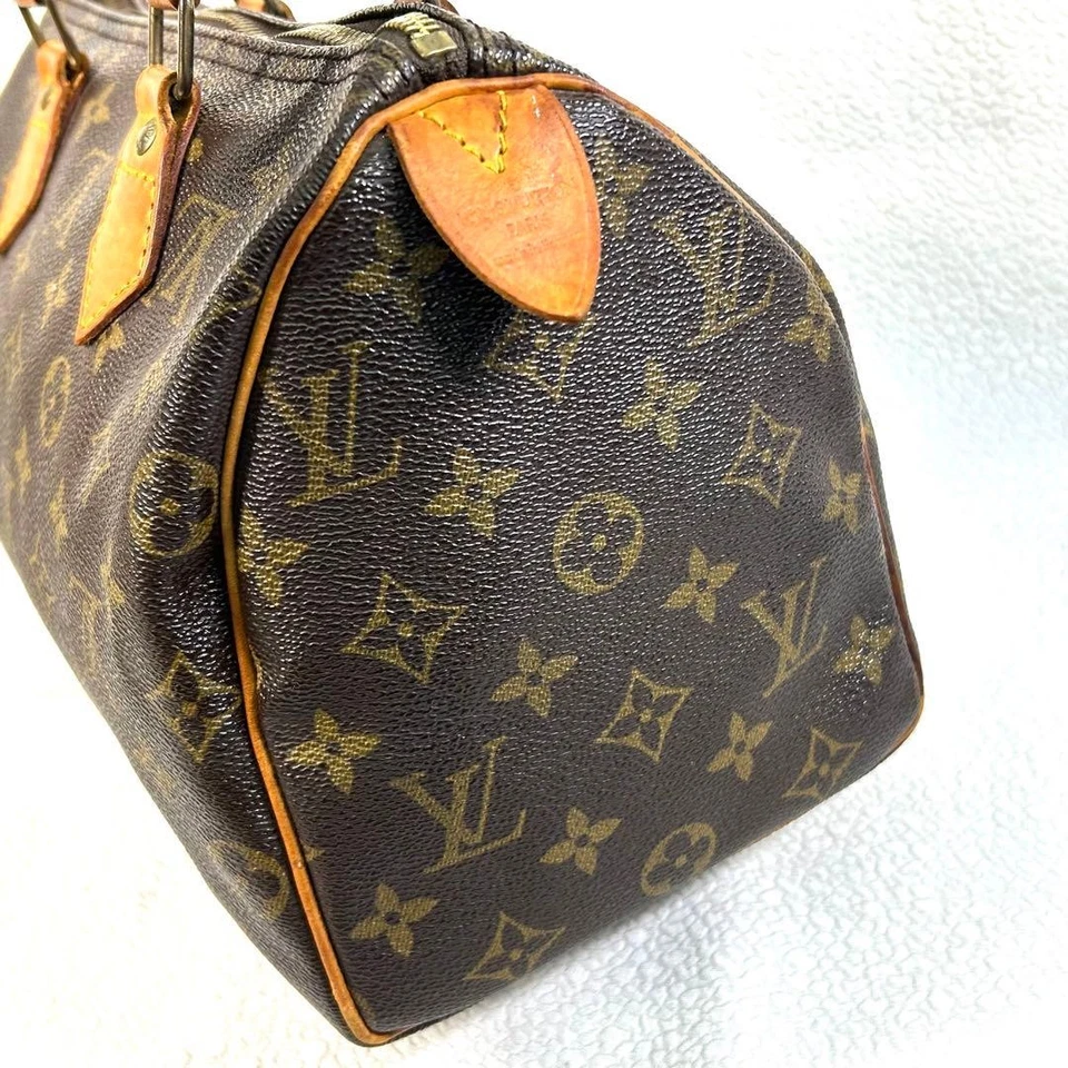 Tarifa incluida Auténtico Bolso de Mano LouisVuitton Monograma Speedy 25 M41528 De Colección Foto 3 de 4